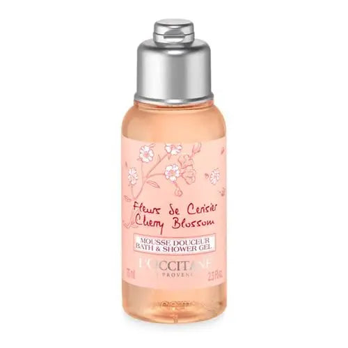 l'occitane Loccitane Cherry Blossom Bath & Shower Gel 35ml – back of packaging