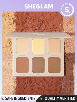 Sheglam Stereo Face SIX Color Powder Palette – view 5