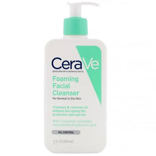 CeraVe Foaming Facial Cleanser For Normal To Oily Skin 355 ML product photo