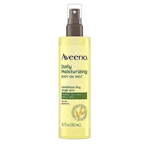 Aveeno Daily Moisturizing Oil Mist Oat Oil & Jojoba Oil Conditions Dry and Rough Skin (200ml) packaging slightly scratched