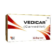 Vedicar 12.5mg – Carvedilol for Heart Health