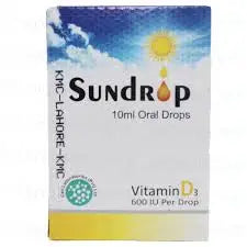 Sundrop Oral Drops 10ml – Cholecalciferol 200,000 IU for Vitamin D3 Deficiency