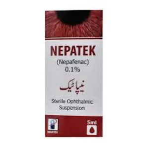Nepatek 0.1% Eye Drops 5ml – Anti-Inflammatory for Eye Surgery & Pain