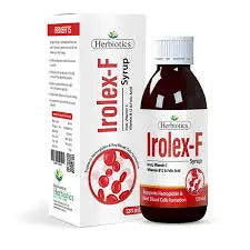 Irolex-F Syrup 120ml — Iron, Folic Acid & Vitamin B12 for Anemia – Available in Pakistan