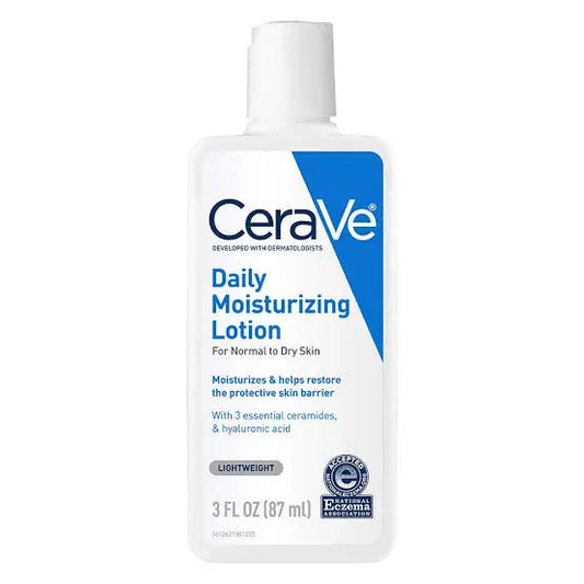 Cerave Daily Moisturizing Lotion normal to dry skin oil free with hyaluronic acid 87ml of product photo