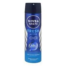 Nivea Men Fresh Active Infini Fresh Body Spray, 48H Long-Lasting Freshness, 150ml