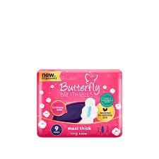 Butterfly Breathables Maxi Thick Sanitary Pads 9s