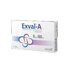 Exval-A Tablets 5mg/80mg – Amlodipine & Valsartan for Hypertension