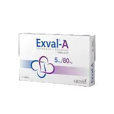 Exval-A Tablets 5Mg/80Mg ��� Amlodipine + Valsartan for Hypertension Treatment