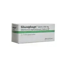 GLUCOPHAGE 250MG Tab 50's (Metformin)