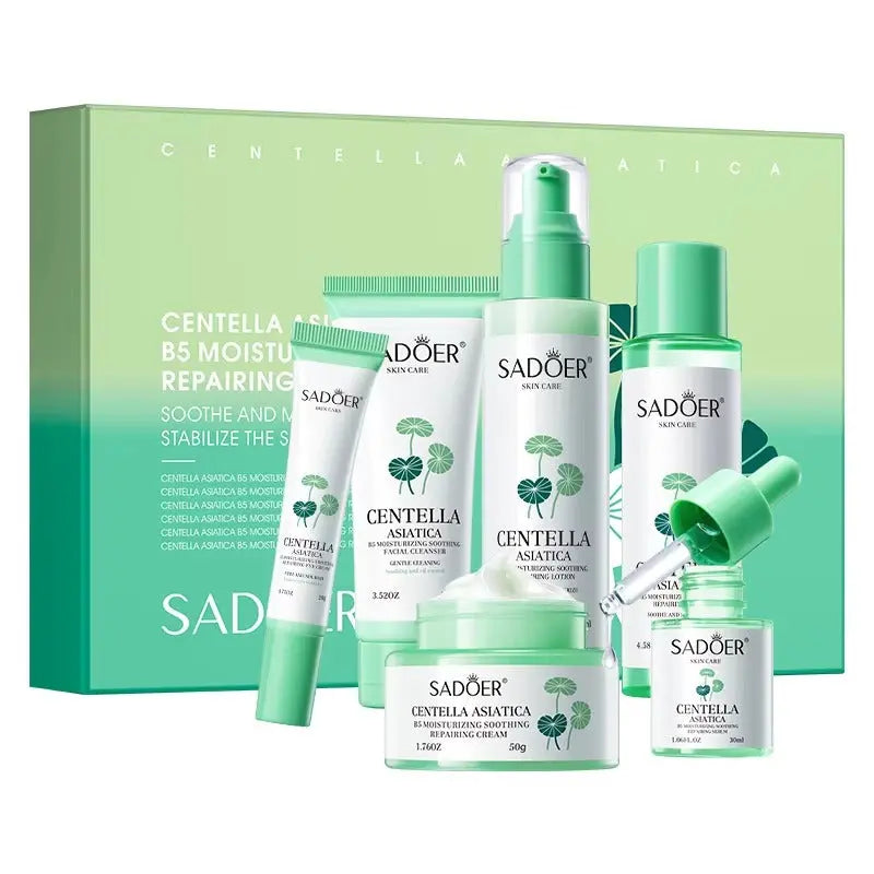 SADOER Centella Asiatica B5 Moisturizing Soothing Repairing 6-Piece Skincare Set