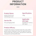 Bioaqua Peach Extract Fruit Acid Exfoliating Face Gel Cream 140g photo 2