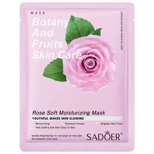 SADOER Botany And Fruits Rose Moisturizing Face Sheet Mask