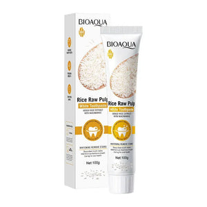 BIOAQUA Rice Raw Pulp Whitening Toothpaste – 100g