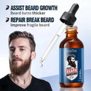 SADOER Thick Beard Nursing Oil - Natural Plant Extract Multi-Nourishing - 55ml photo 5
