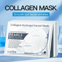 SADOER Pearl Collagen Crystal Facial Mask - Nourishing & Whitening Sheet Mask - 60ml photo 3