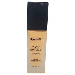 Whiz Pharma Tinted Sunscreen Foundation SPF 60 tube side view