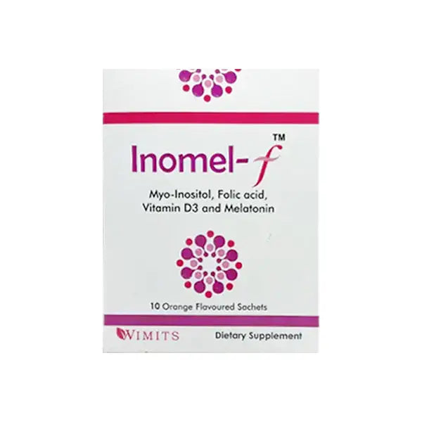 Inomel-F Orange Sachets – Myo-Inositol, Folic Acid & Melatonin for PCOS & Fertility