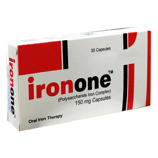 Ironone Capsules 30s – Iron Supplement for Anemia & Fatigue
