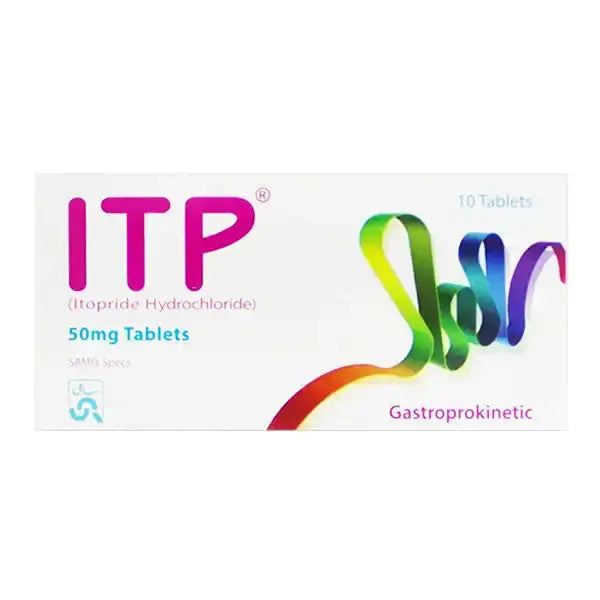 ITP 50mg Tablet – Itopride Hydrochloride for Digestive Motility and Acidity Relief