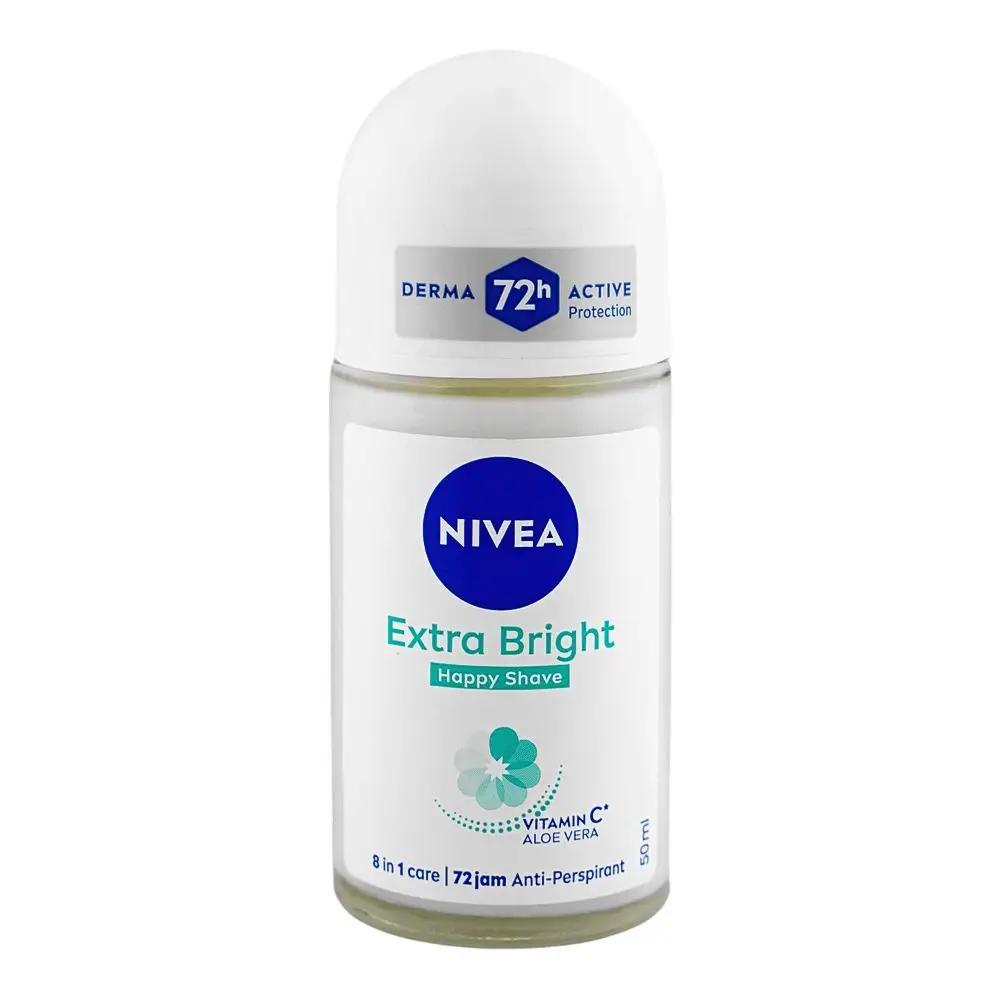 Nivea Brightening Happy Shave Vitamin C Deodorant Roll-On, 50ml