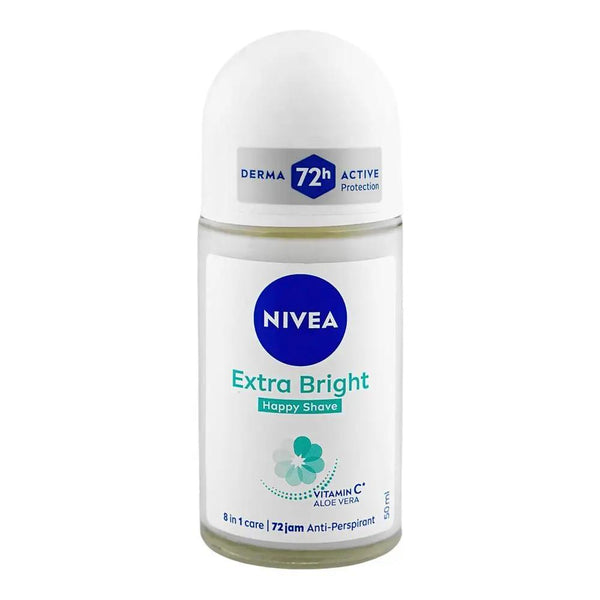 Nivea Brightening Happy Shave Vitamin C Deodorant Roll-On, 50ml