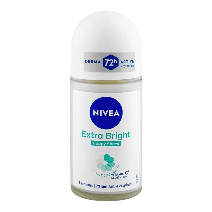 Nivea Brightening Happy Shave Vitamin C Deodorant Roll-On, 50ml