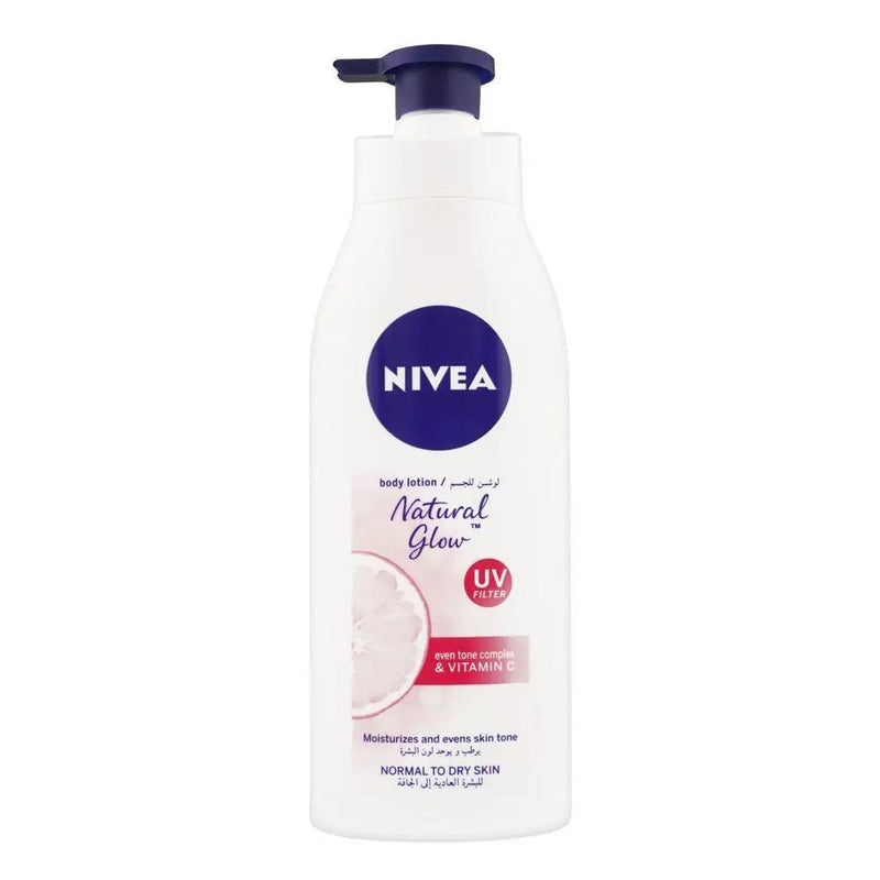 Nivea Natural Brightening UV Filter Body Lotion 400ml for Normal to Dry Skin