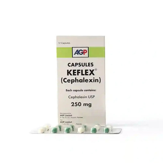 KEFLEX 250mg Capsules (AGP) 12���s for Infections