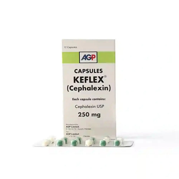 KEFLEX 250mg Capsules (AGP) 12’s for Infections AGP