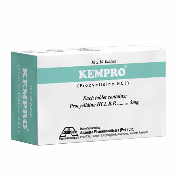 Kempro 5mg Tablets — Procyclidine Anti-Parkinson