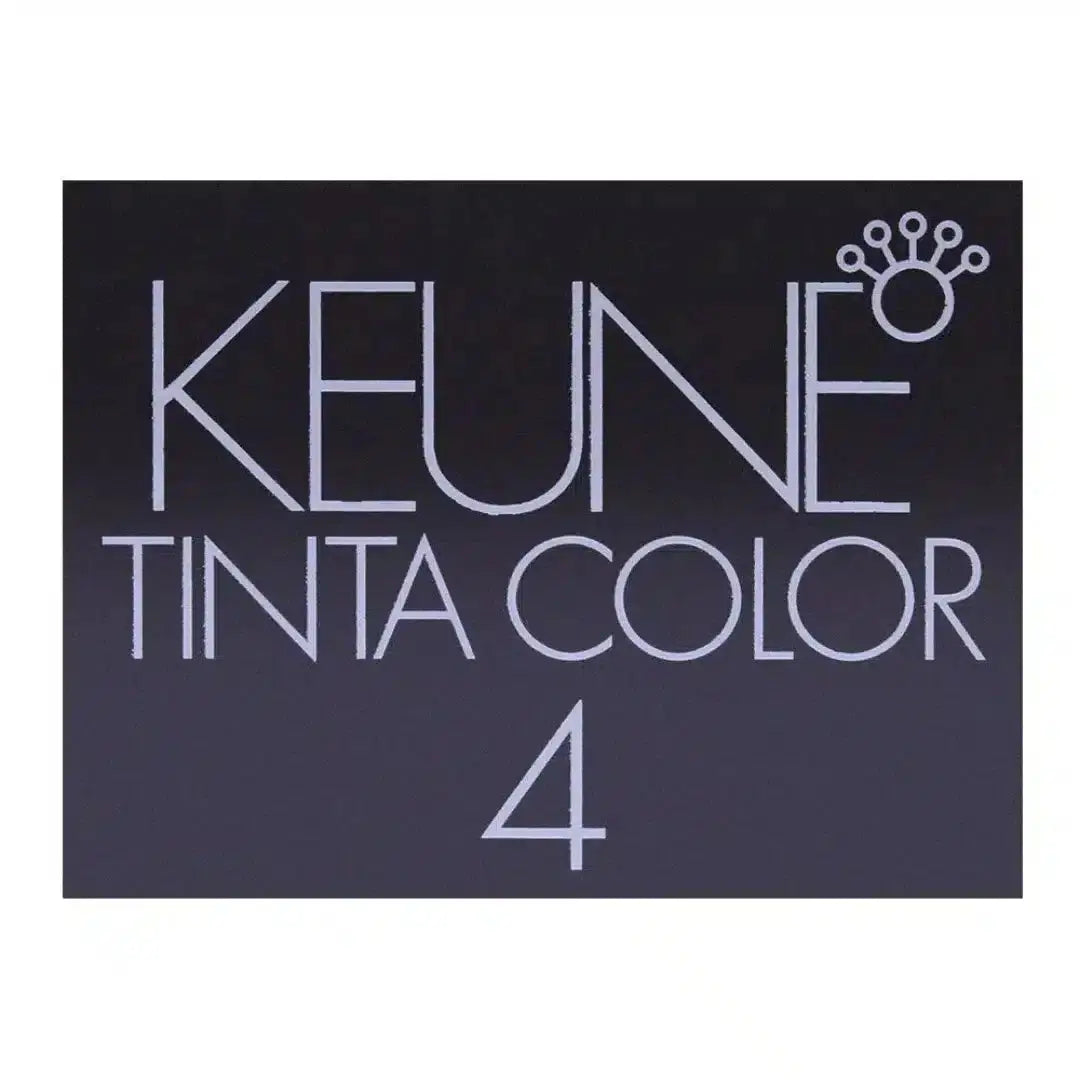 Keune Tinta Color 4 shade 4 medium brown result on hair