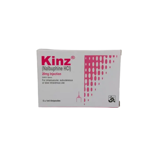 Kinz 20mg/1ml Injection — Nalbuphine Hydrochloride for Severe Postoperative Pain