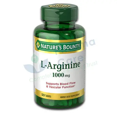 L-Arginine 1000mg Tablet (Nat B) — Circulation, Energy & Heart Health