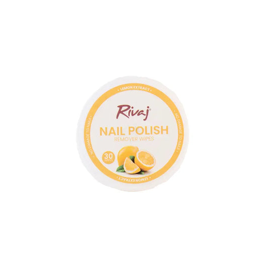 Rivaj Nail Polish Remover Wipes ��� Lemon Extract Gentle & Effective