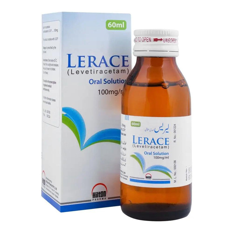 Lerace 60ml Oral Solution Levetiracetam