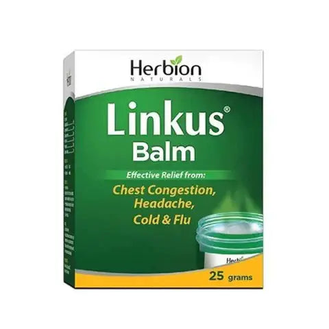 Linkus Balam 25gm — Herbion Herbal Chest Rub for Cough & Congestion