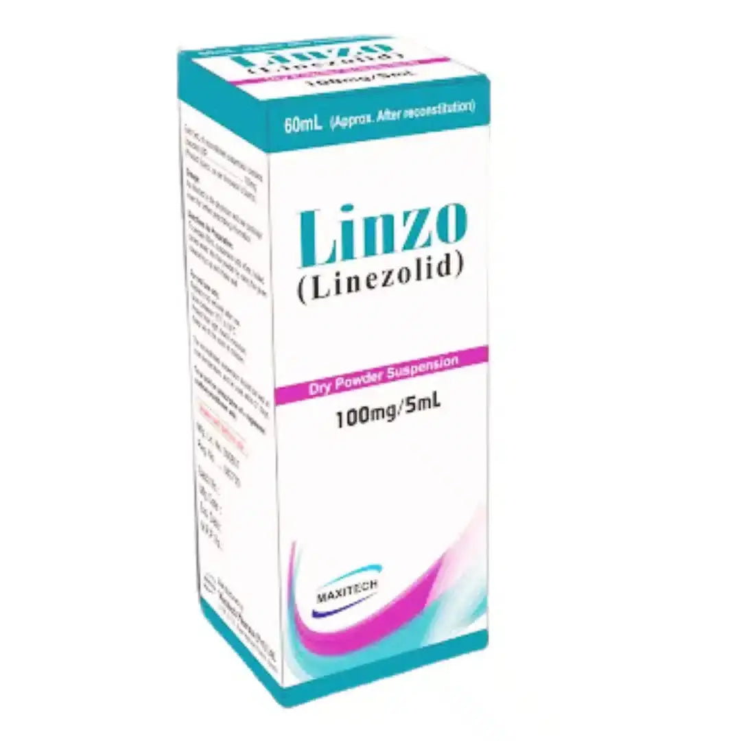 Linzo Linezolid 100mg/5ml (150ml) - Antibiotic Oral – Derma.pk