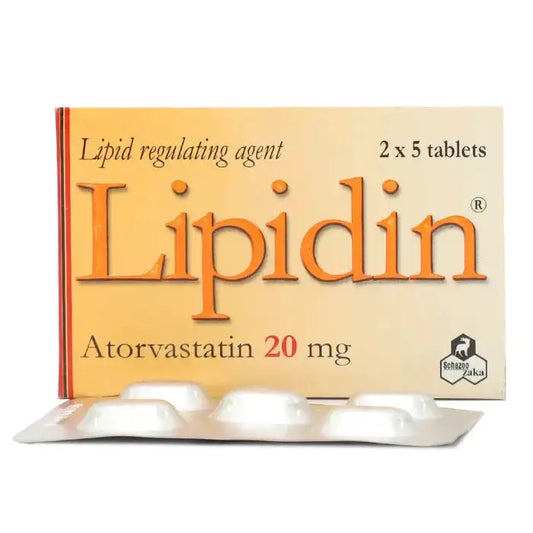 Lipidin 20mg Tablets – Cholesterol Control Statin – Available in Pakistan