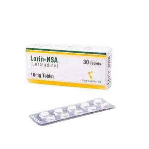Lorin NSA Loratadine 10mg Tablets 30s