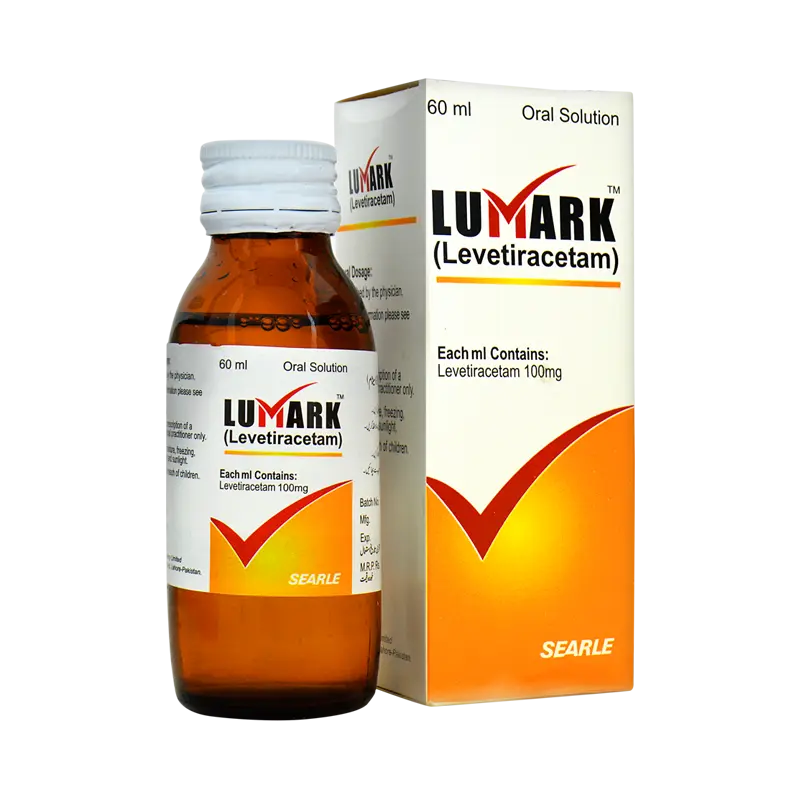 Lumark 60ml Syrup (Levetiracetam) - Antiepileptic for Children and Adults