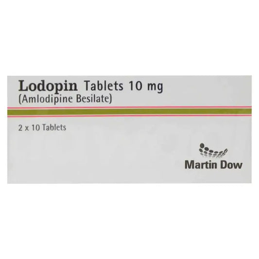Lodopin 10mg Tablets – Amlodipine for Hypertension and Angina Relief