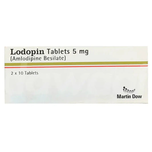 Lodopin Tablets 5mg – Amlodipine for Hypertension Treatment
