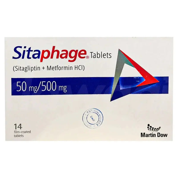 Sitaphage 50/500mg Tab