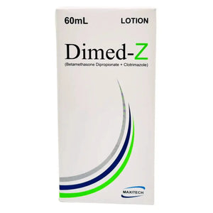 Maxitech Dimed-Z Betamethasone Clotrimazole Lotion 60ml