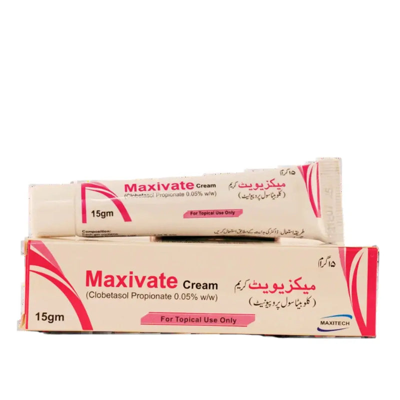 Maxivate Clobetasol Propionate 0.05% Cream 15g