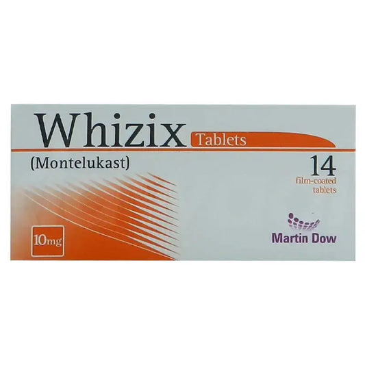 Whizix 10mg Tablets (Montelukast) for Asthma & Allergic Rhinitis – Available in Pakistan