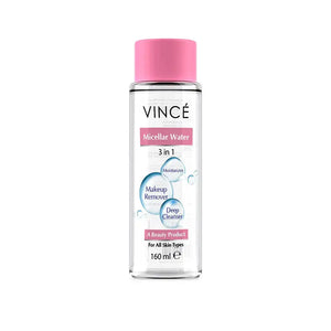 Vince Micellar Water Makeup Remover Cleanser - rose extract no-rinse formula | Derma.pk