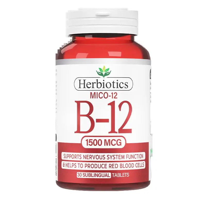 Herbiotics Mico-12 Tablets 1500mcg (Mecobalamin Vitamin B12)