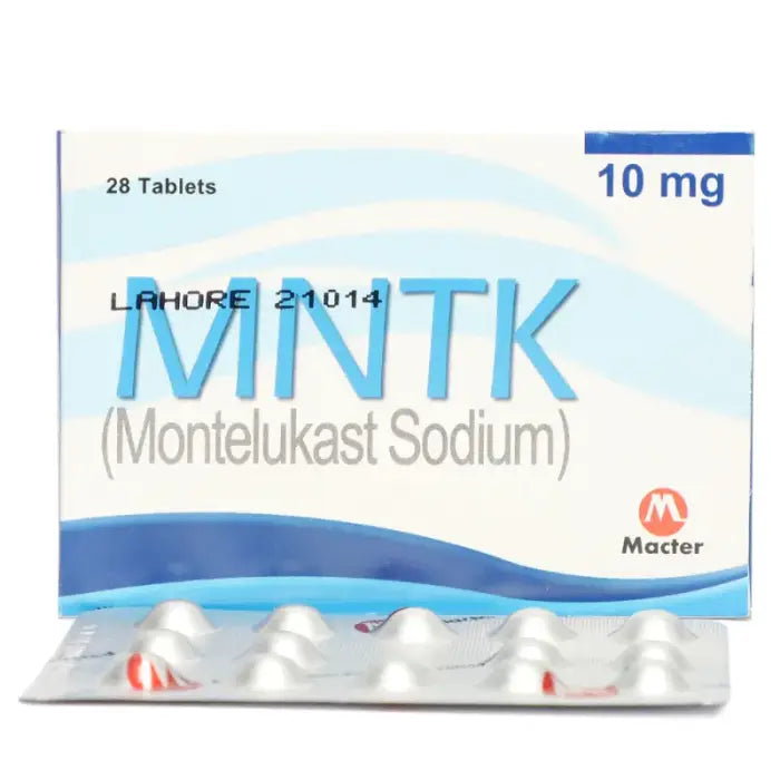 Mntk Tablets 10mg – Montelukast Sodium for Asthma & Allergic Rhinitis